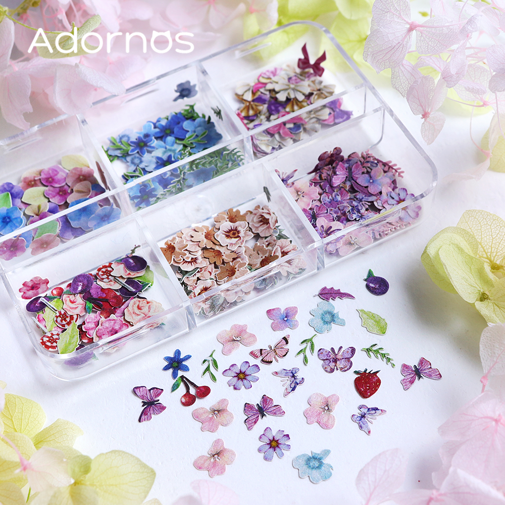 180pcs/box Wood Pulp Flowers C - Resin Art Workshop ulasan dan harga