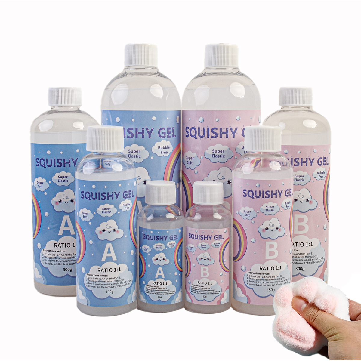 Squishy Gel Soft Liquid Resin  - Resin Art Glue ulasan dan harga