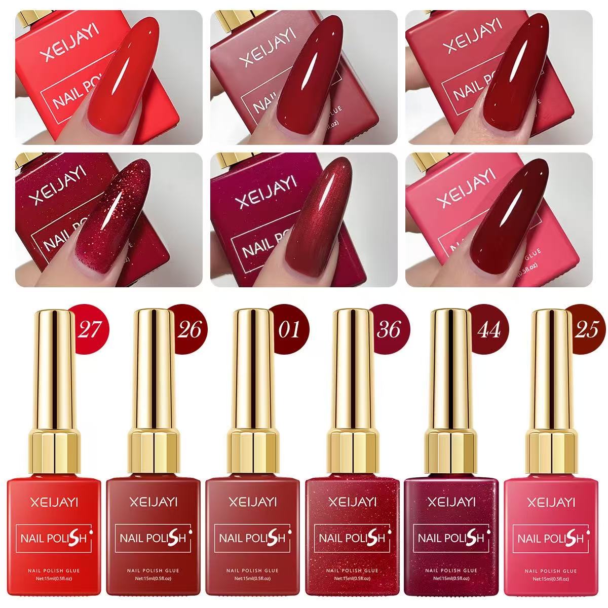 15ml Gel Nail Polish 6 Colors  - Resin Art Varnish ulasan dan harga