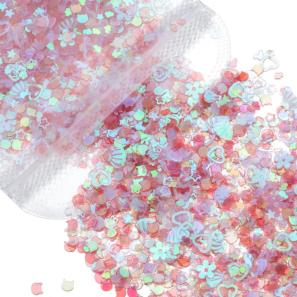 20gram 3-6mm Mixed Glitter Seq - Glitter Powder Resin ulasan dan harga