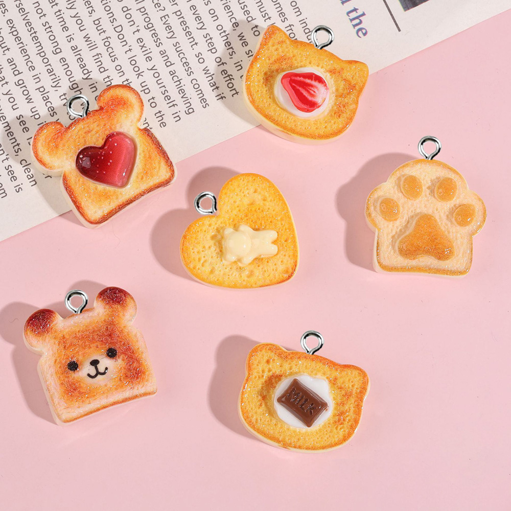 10pcs Heart Bear Cat Animal Sh - Resin Art Heart ulasan dan harga
