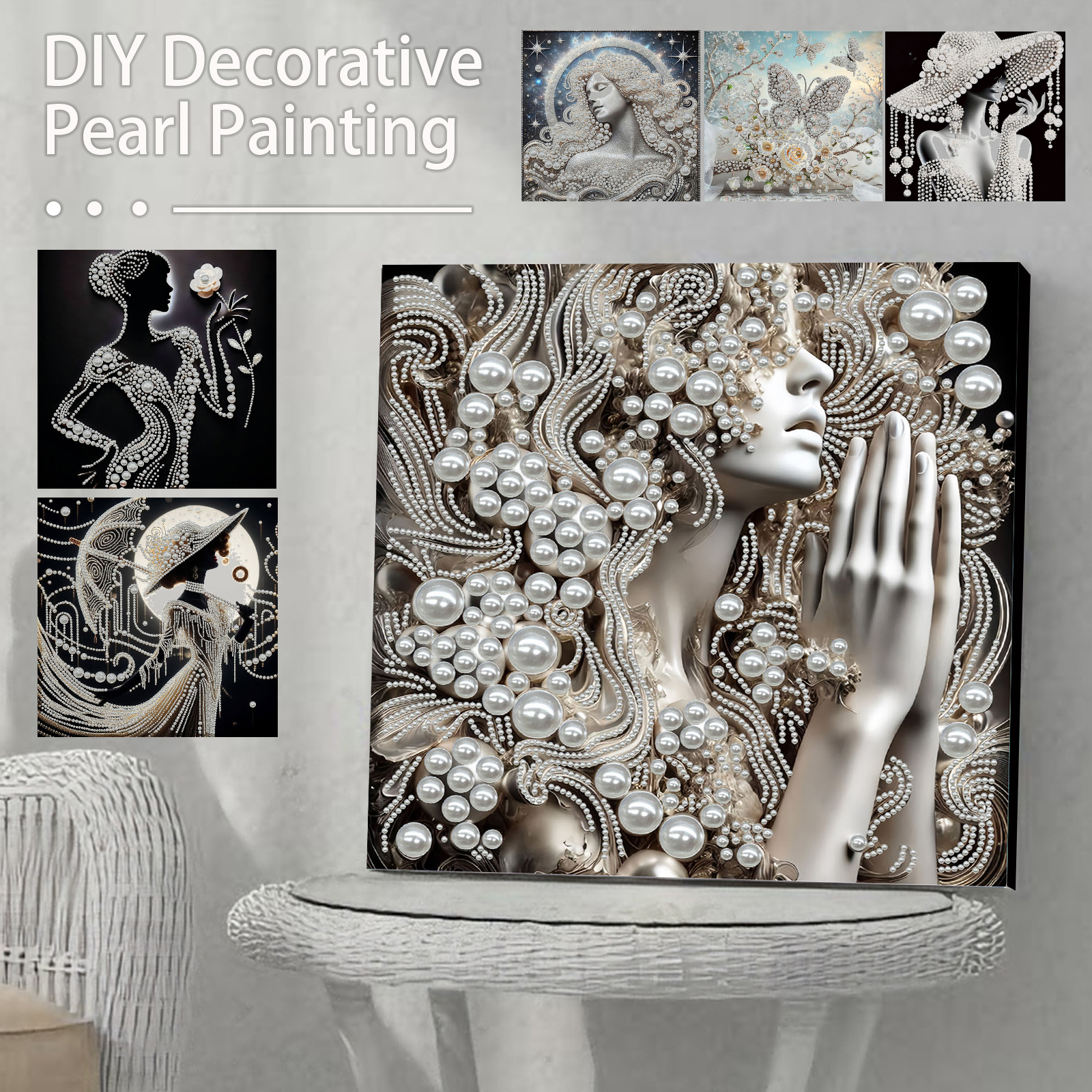 DIY Ladies Pearl Diamond Paint - Resin Art For Beginner ulasan dan harga