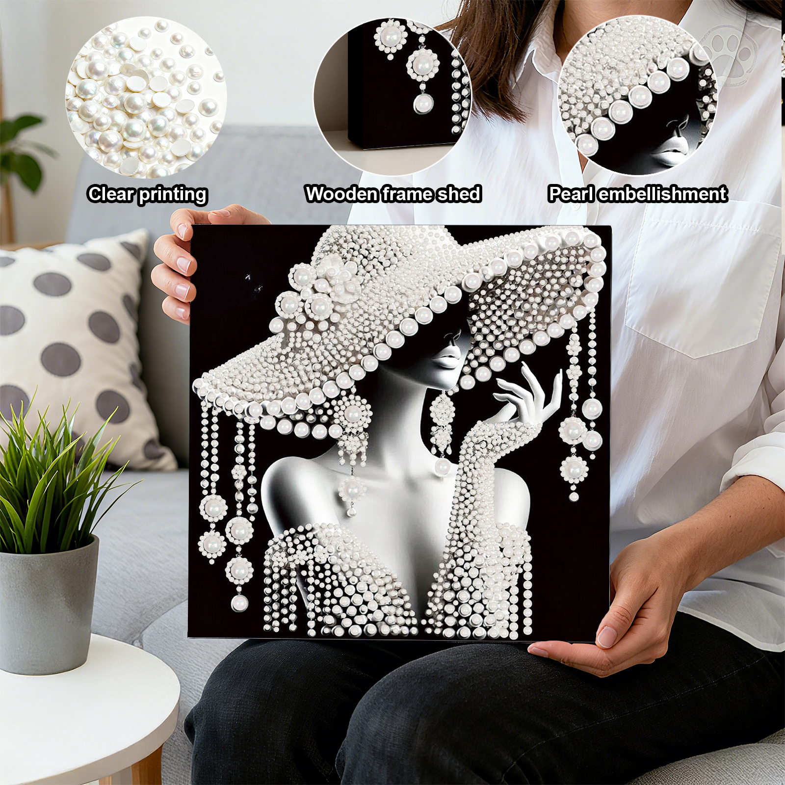 DIY Ladies Pearl Diamond Paint - Resin Art For Beginner ulasan dan harga