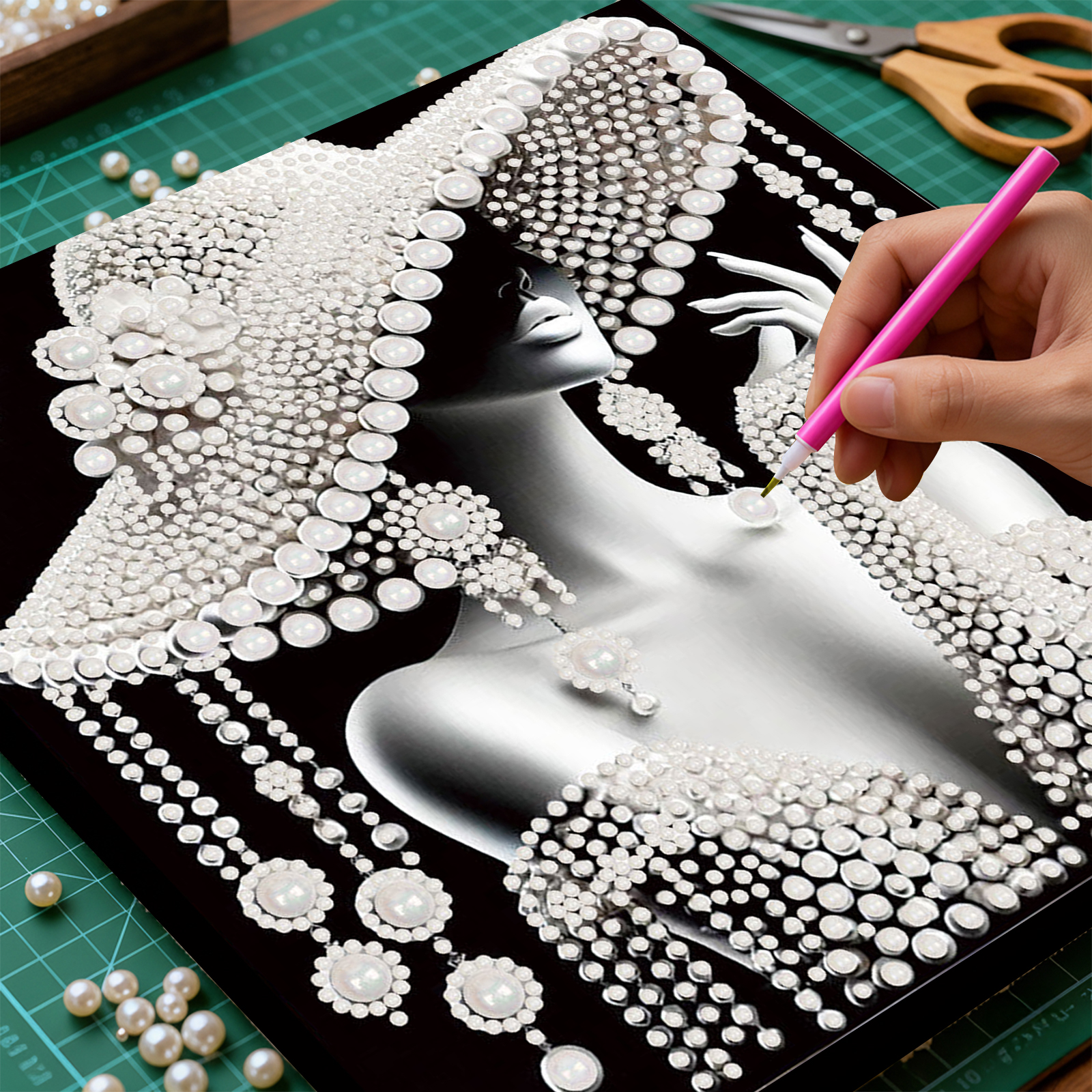 DIY Ladies Pearl Diamond Paint - Resin Art For Beginner ulasan dan harga