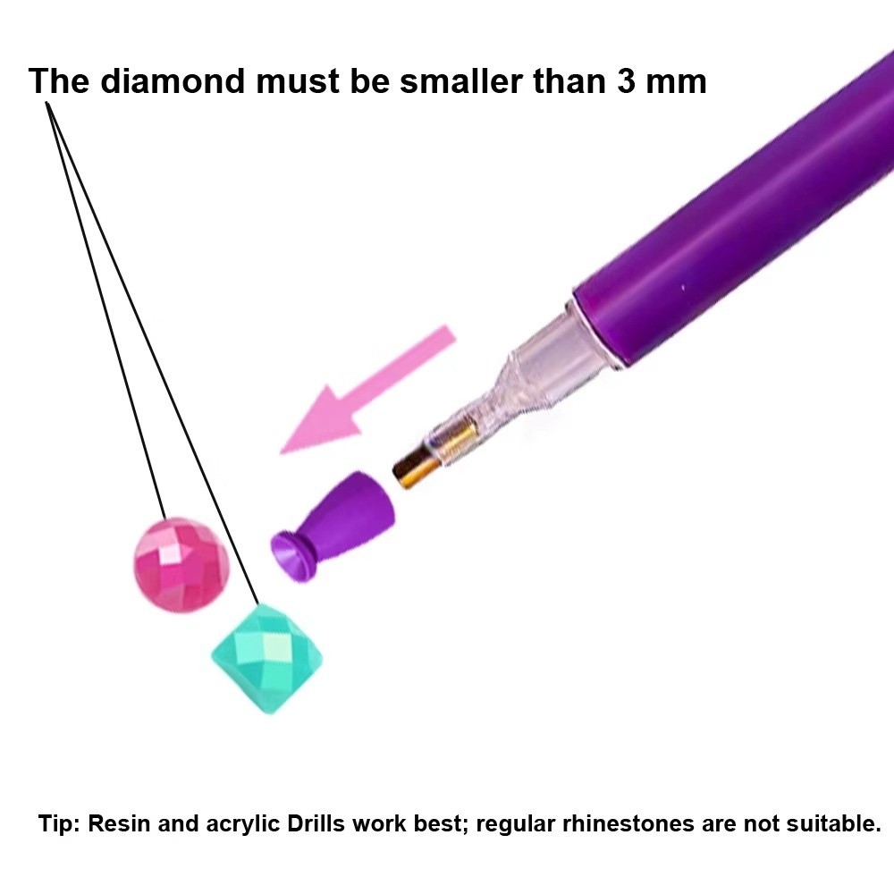 10Pcs No Wax Diamond Painting  - Resin Art Workshop ulasan dan harga