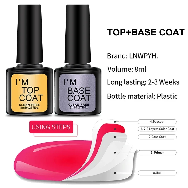 4 Pcs/Set Top Coat And Base Co - Resin Art Varnish ulasan dan harga