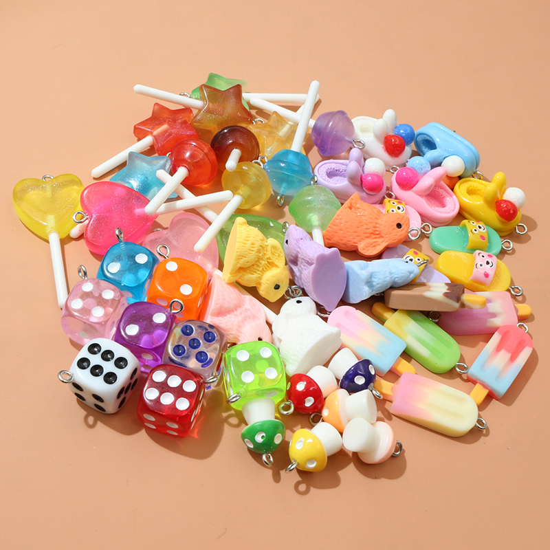 10PCS Resin Pendant Charms Rab - Resin Art Supplies ulasan dan harga