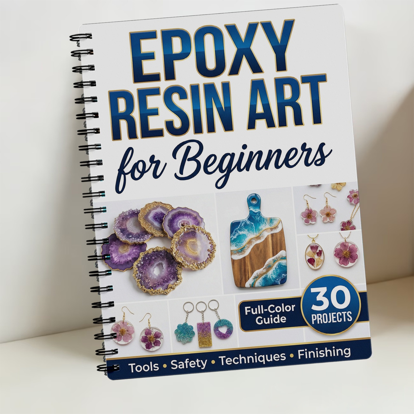 Epoxy Resin Art Book Guide Lea - Resin Art For Beginner ulasan dan harga