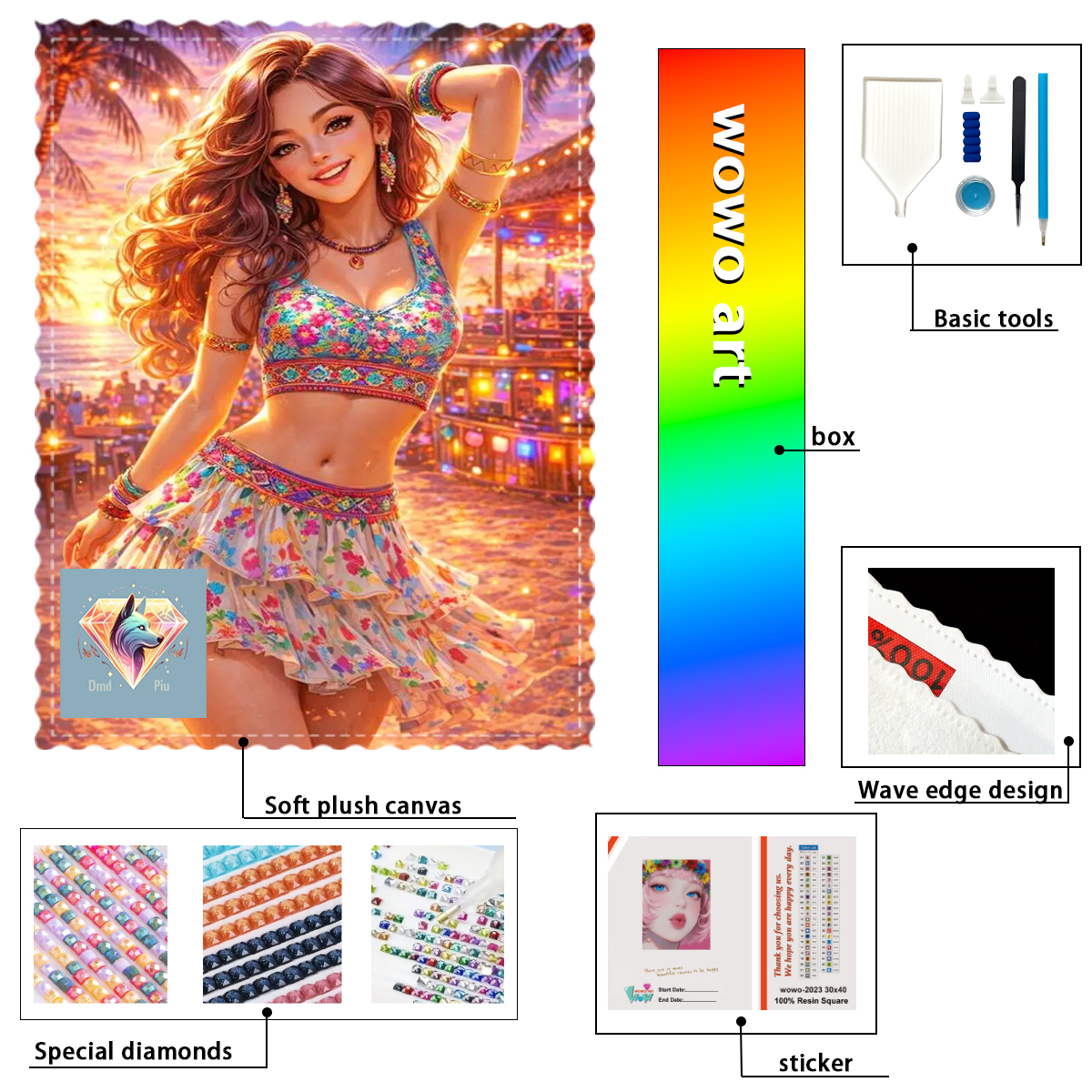 【Piu Diamond Art】BRASIL 100% r - Resin Art To Buy ulasan dan harga