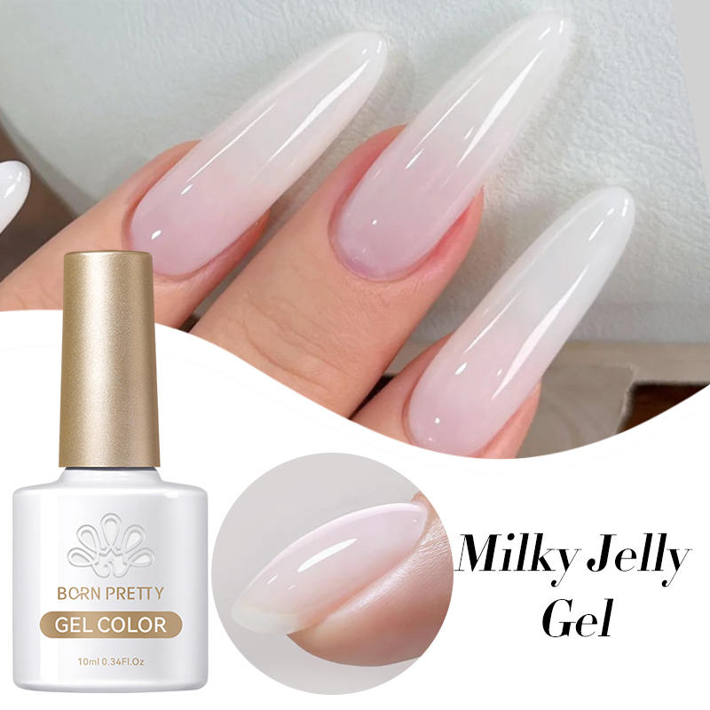BORN PRETTY 10ml Milky Jelly W - Resin Art Varnish ulasan dan harga