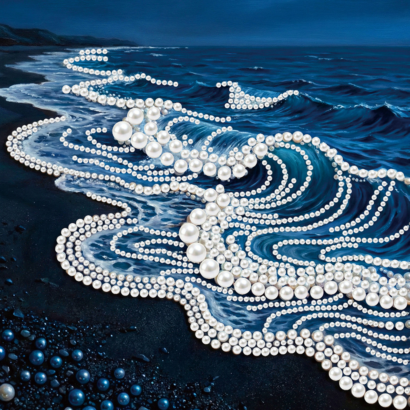 Waves DIY Pearl Painting Kit w - Resin Art For Beginner ulasan dan harga