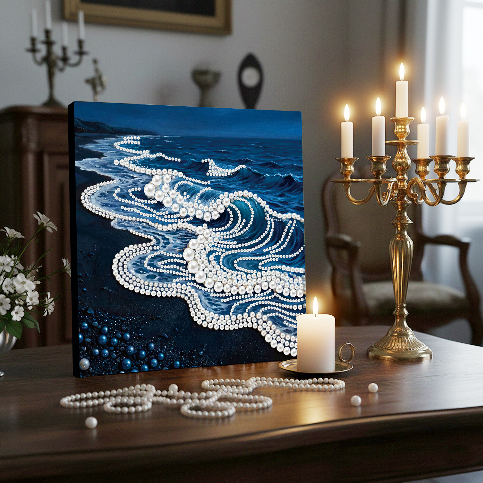 Waves DIY Pearl Painting Kit w - Resin Art For Beginner ulasan dan harga