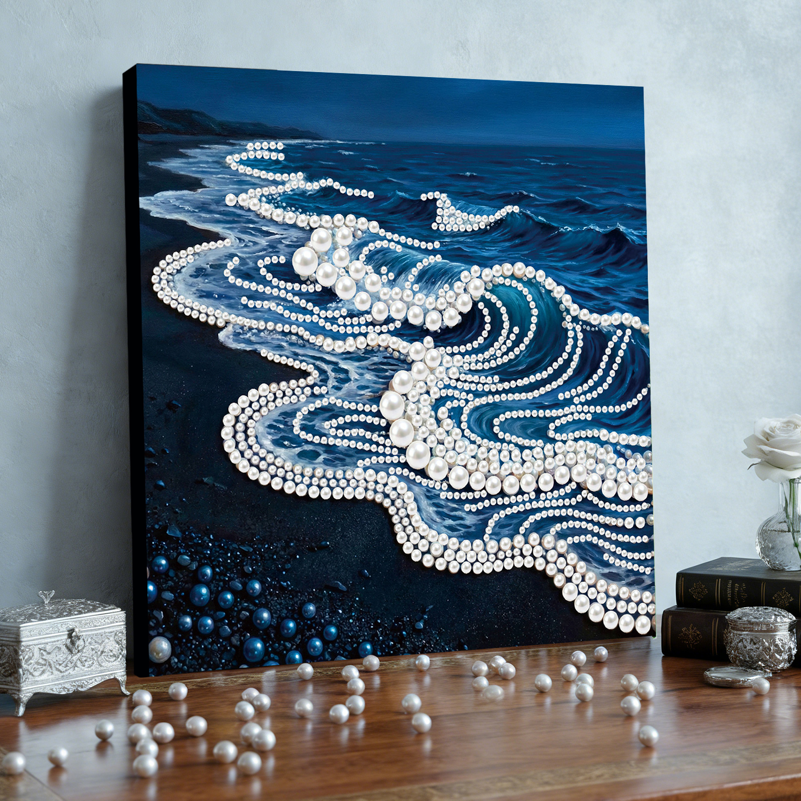 Waves DIY Pearl Painting Kit w - Resin Art For Beginner ulasan dan harga
