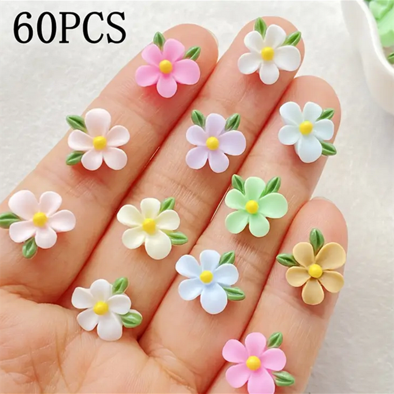 60pcs Mixed Resin Mini Colorfu - Resin Art Of Rose ulasan dan harga