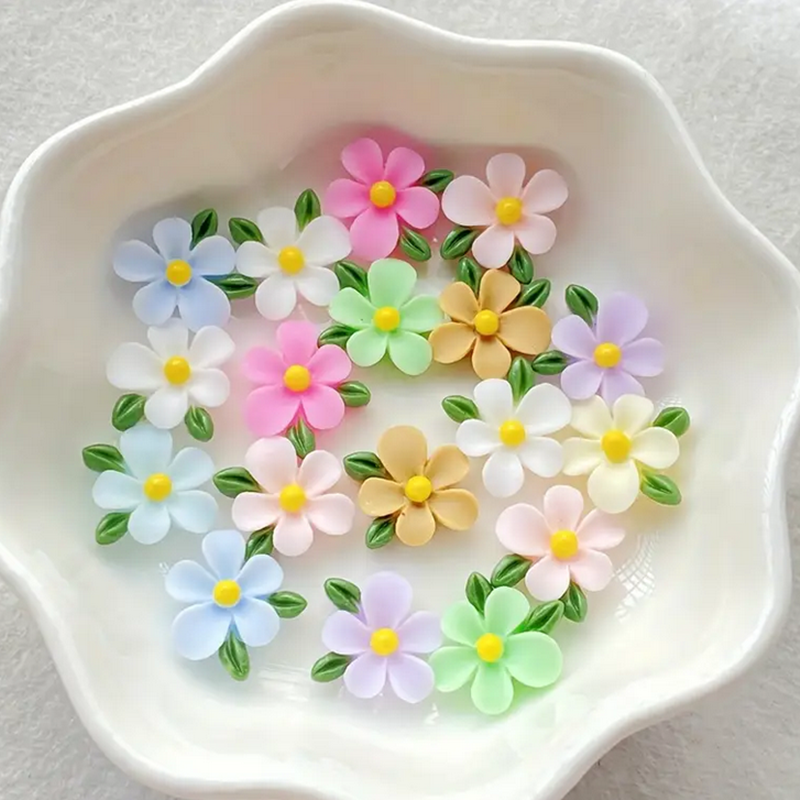 60pcs Mixed Resin Mini Colorfu - Resin Art Of Rose ulasan dan harga