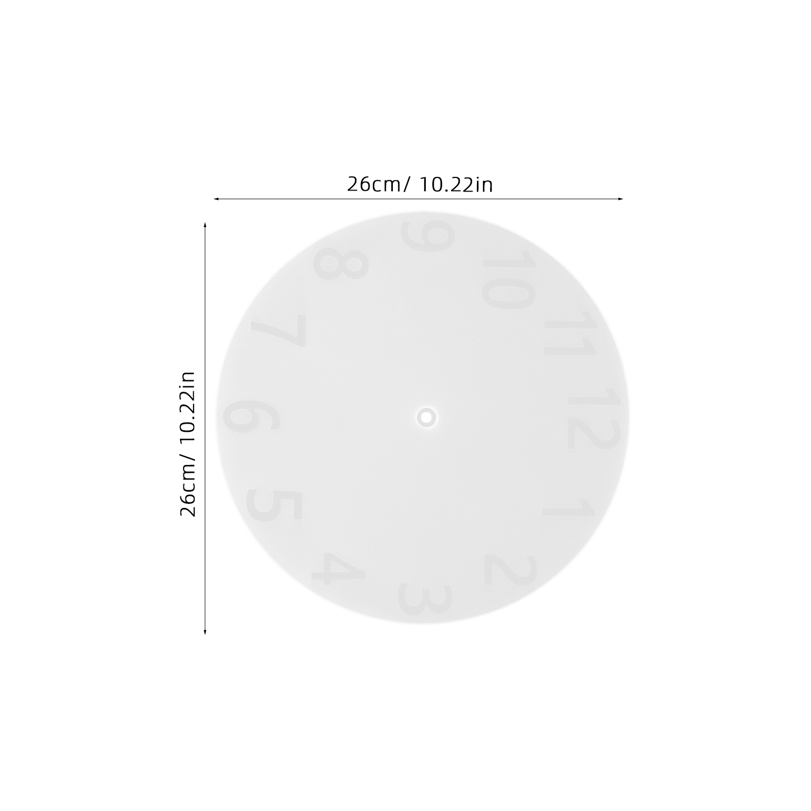 1 set 1 Set Diy Silicone Clock - Resin Art Workshop ulasan dan harga