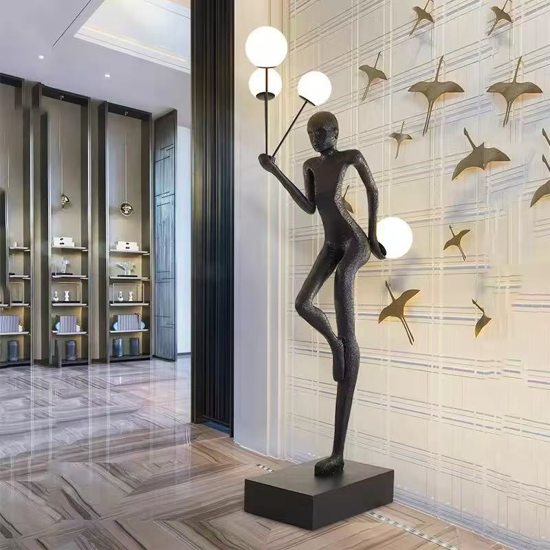 Modern Abstract Figure Sculptu - Resin Art Floor ulasan dan harga