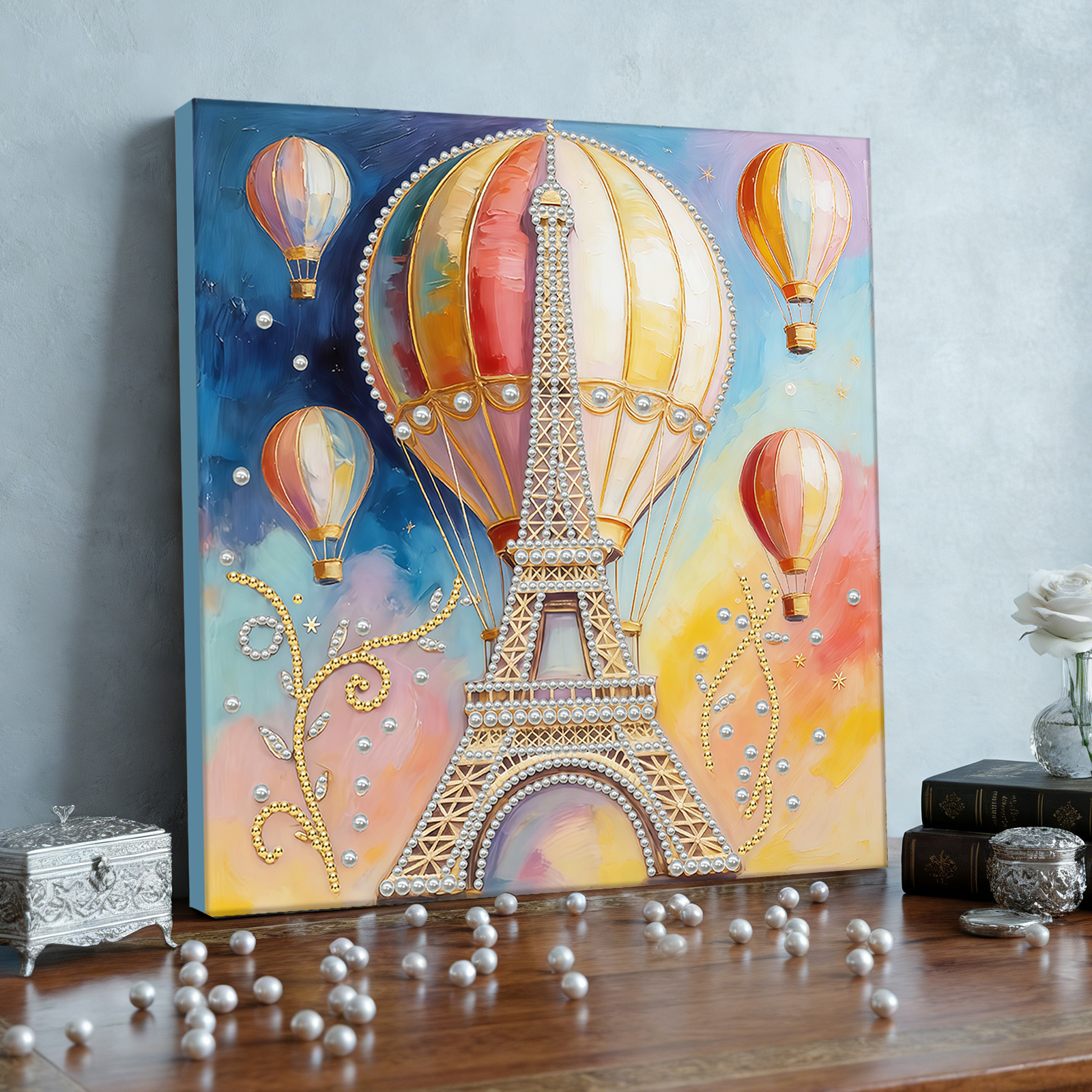 DIY Pearl Gem Paintings Pictur - Resin Art For Beginner ulasan dan harga