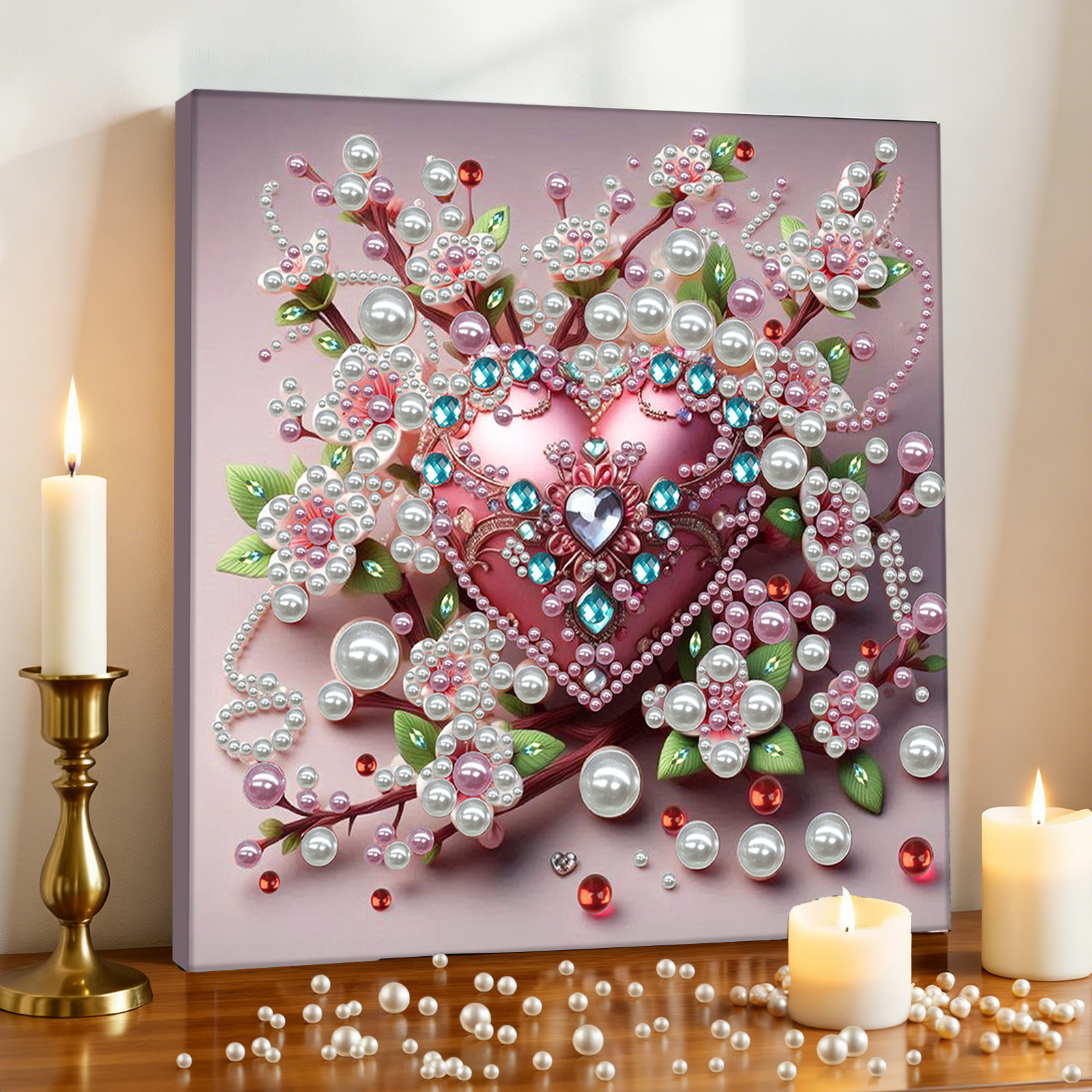 DIY Pearl Gem Paintings Pictur - Resin Art For Beginner ulasan dan harga