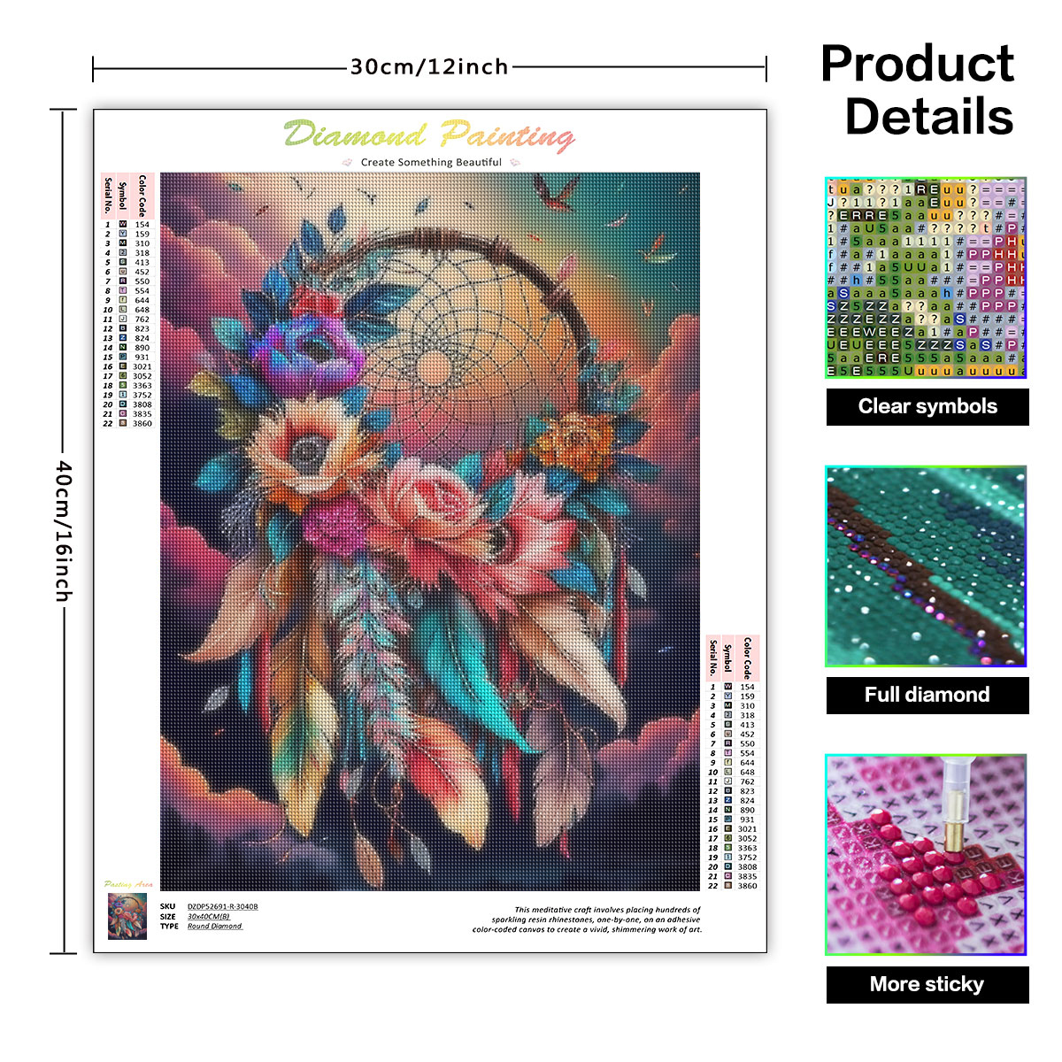 Frameless, Diamond Painting Dr - Resin Art Of Rose ulasan dan harga