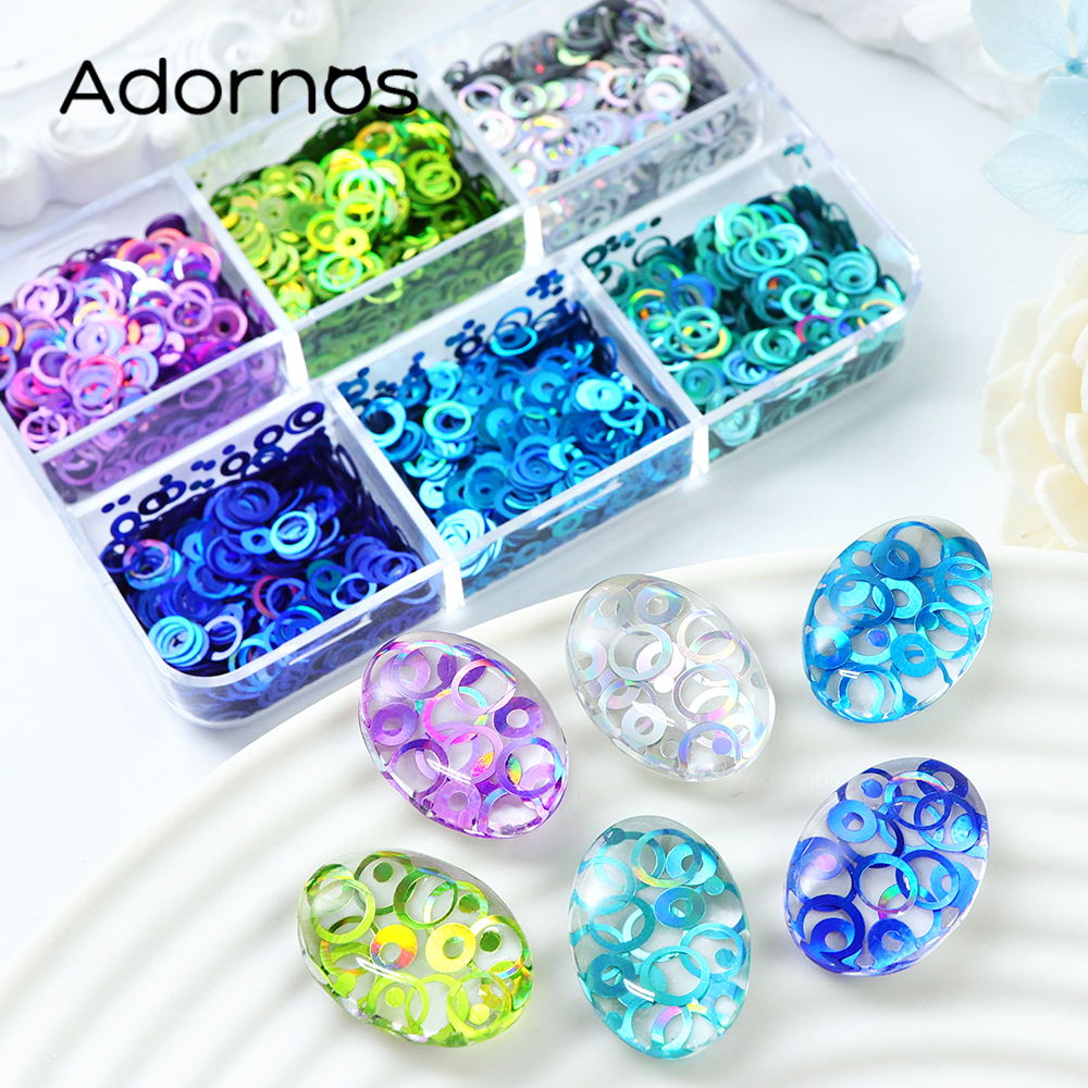 Holographic Bubble Glitter For - Glitter Powder Resin ulasan dan harga