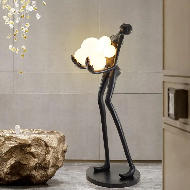 Humanoid Floor Lamp Lamp Moder - Resin Art Floor ulasan dan harga