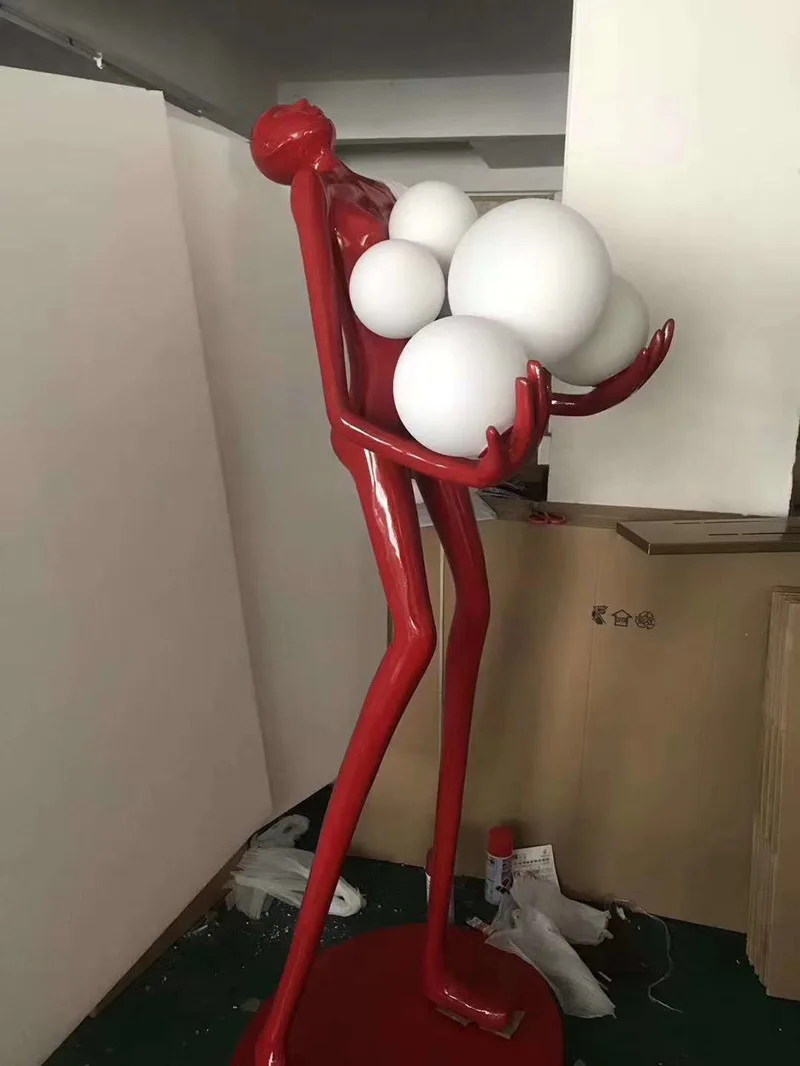 Humanoid Floor Lamp Lamp Moder - Resin Art Floor ulasan dan harga