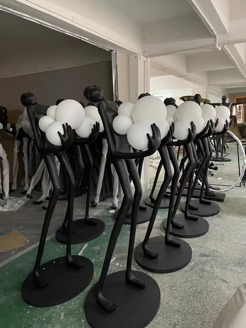 Humanoid Floor Lamp Lamp Moder - Resin Art Floor ulasan dan harga
