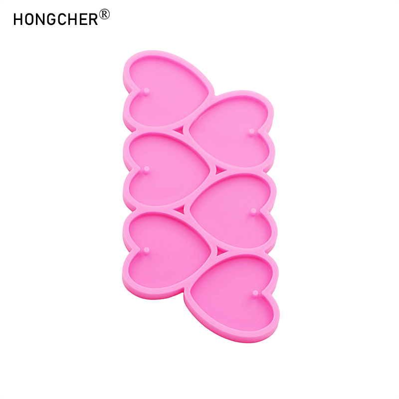 Shiny mirror love epoxy resin  - Resin Art Heart ulasan dan harga