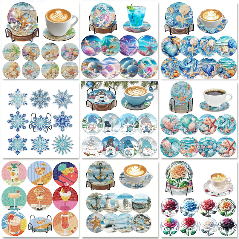 8 pieces of diamond art painti - Resin Art For Beginner ulasan dan harga