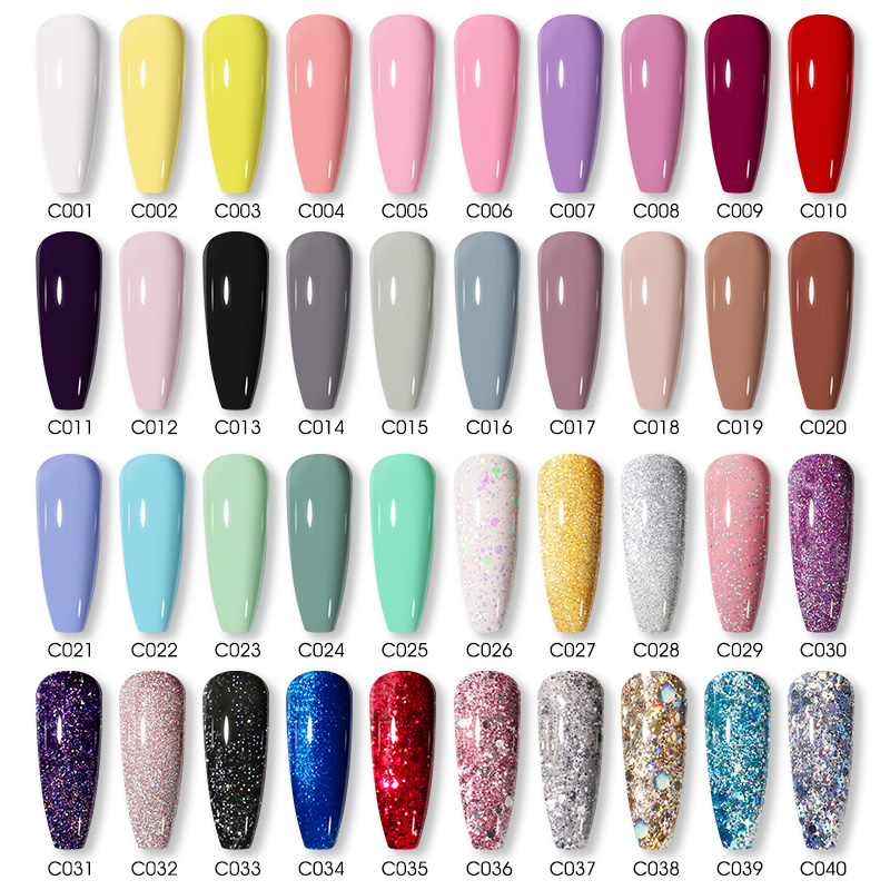 ROSALIND 15ML Glitter Nail Gel - Resin Art Varnish ulasan dan harga